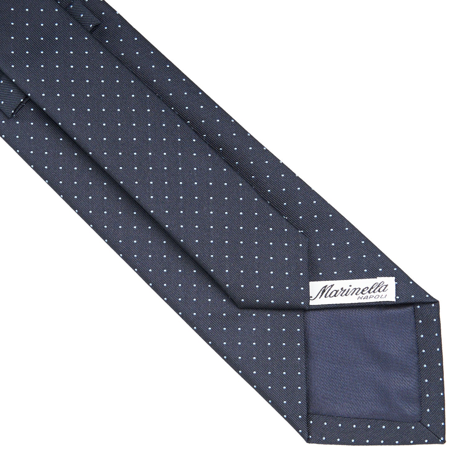 DARK BLUE SARTORIAL JACQUARD SILK TIE - Image 4