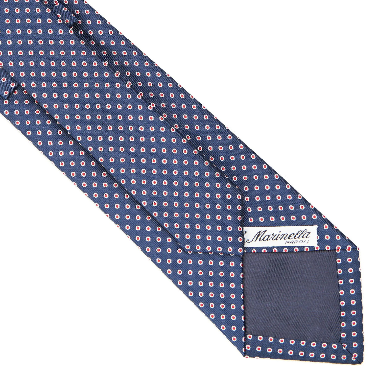 DARK BLUE SARTORIAL JACQUARD SILK TIE - Image 4