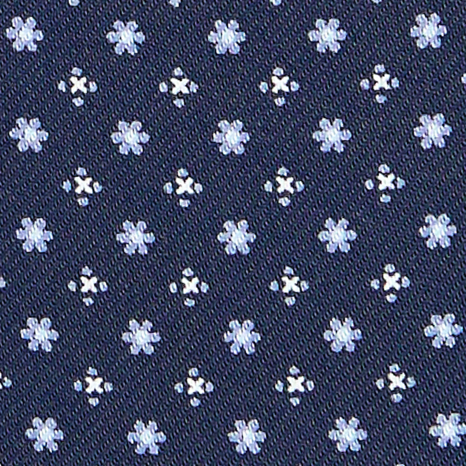 DARK BLUE SILK ASCOT TIE - Image 2