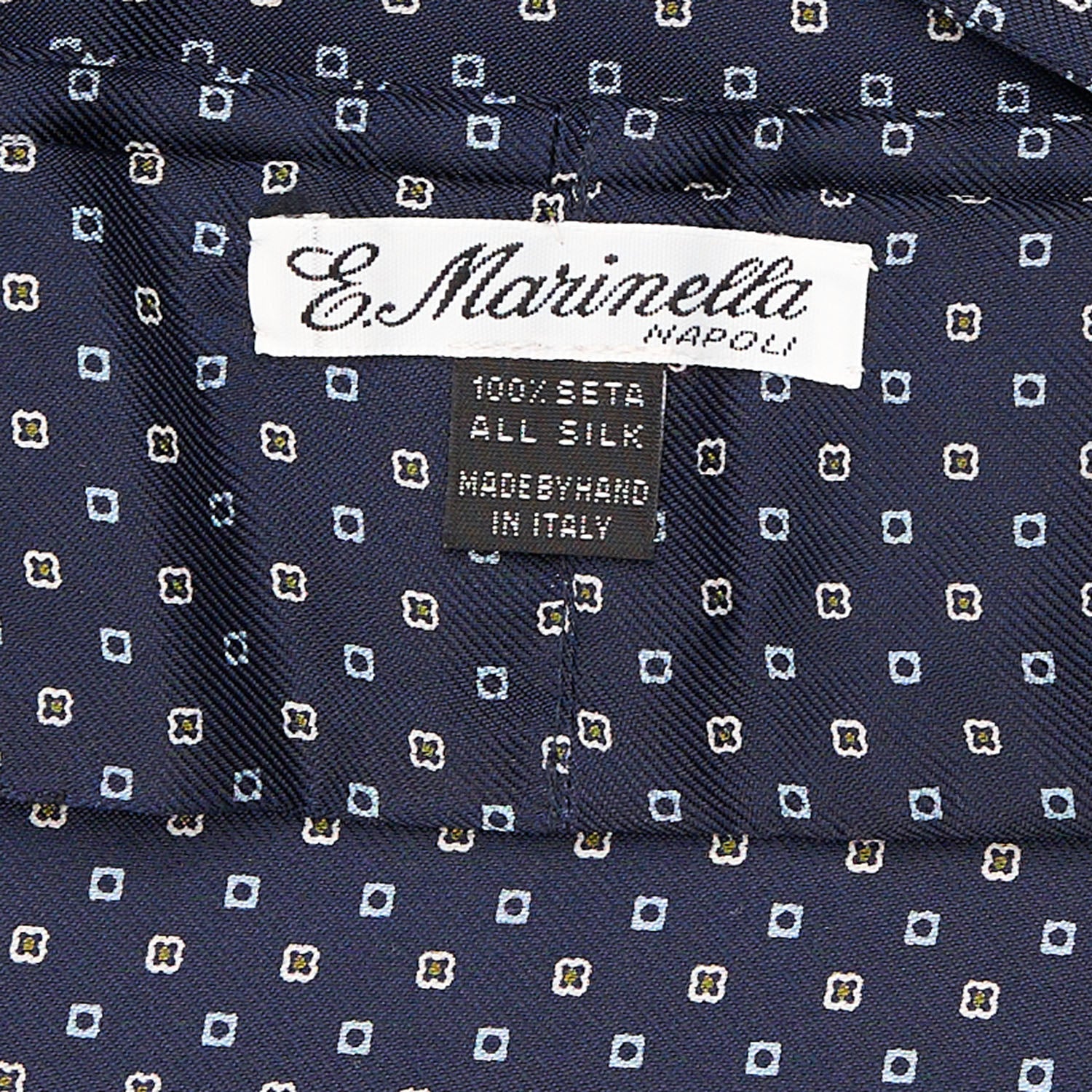 DARK BLUE SILK ASCOT TIE - Image 3