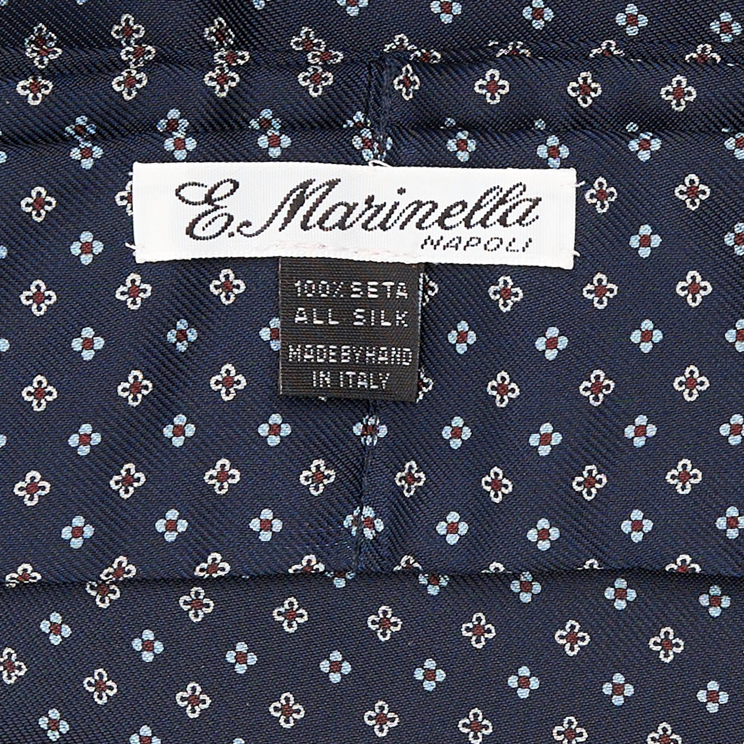 DARK BLUE SILK ASCOT TIE - Image 3
