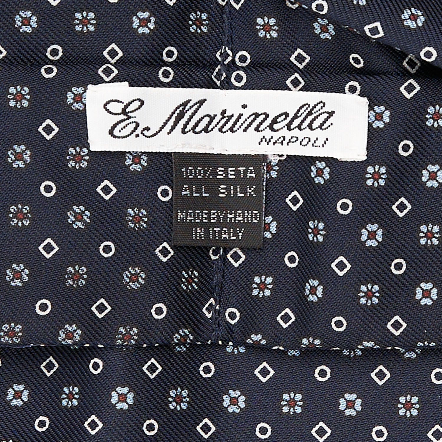 DARK BLUE SILK ASCOT TIE - Image 3