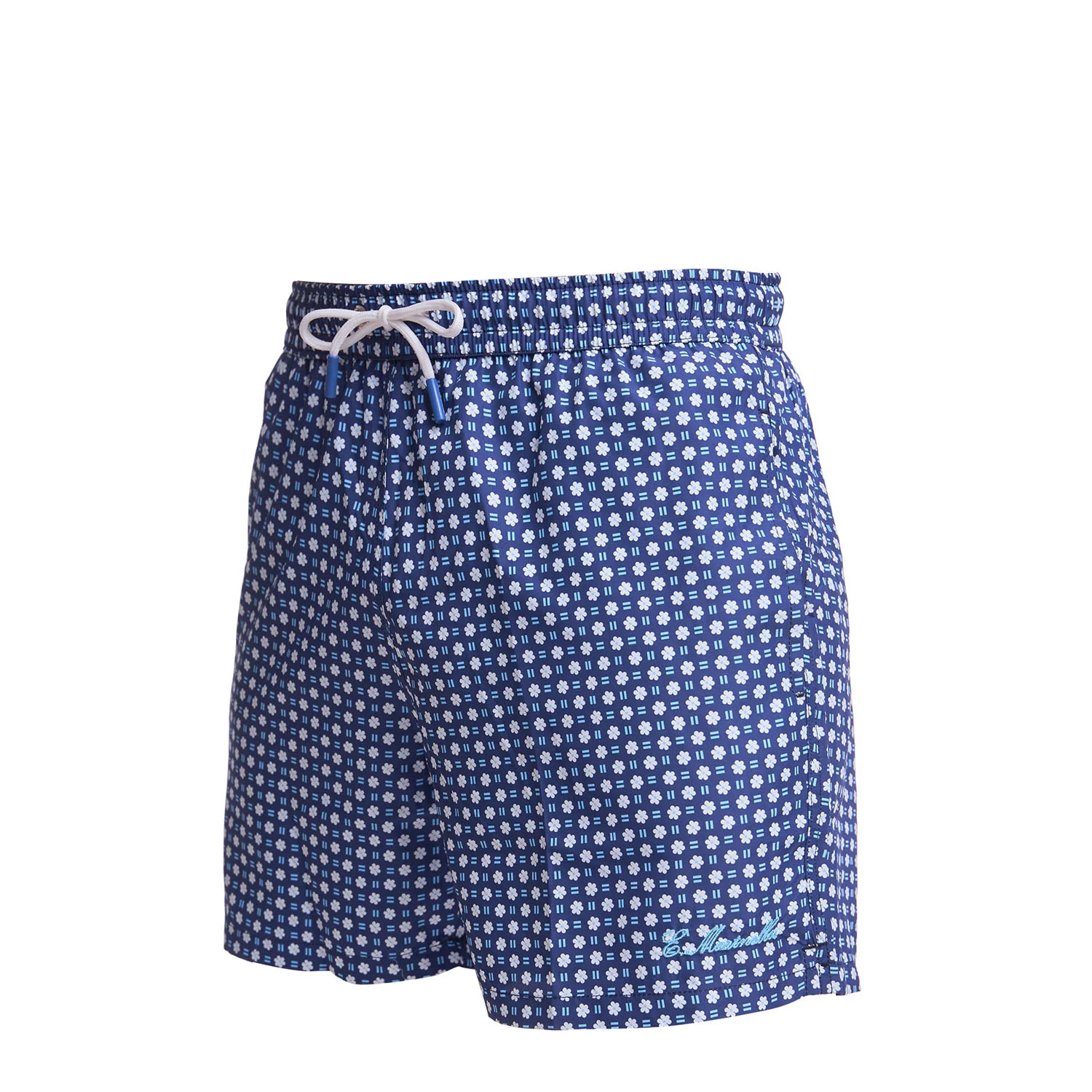 DARK BLUE SWIM SHORTS - Image 4