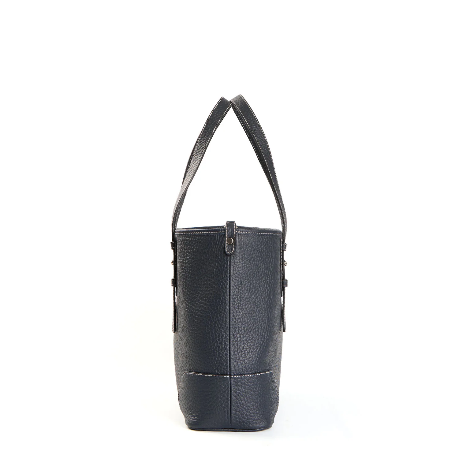 DARK BLUE MIDI TOTE BAG - Image 5