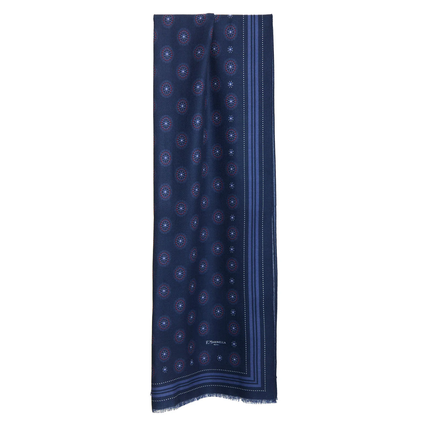 DARK BLUE WOOL STOLE