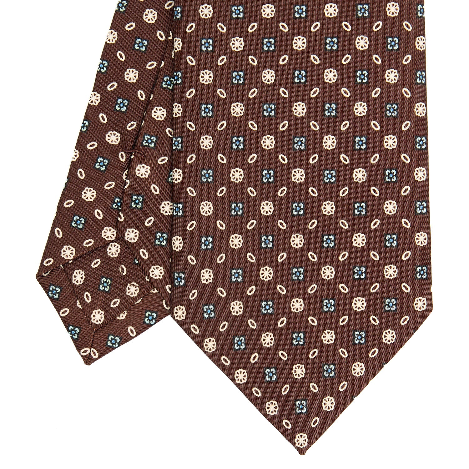 DARK BROWN CLASSIC SILK TIE