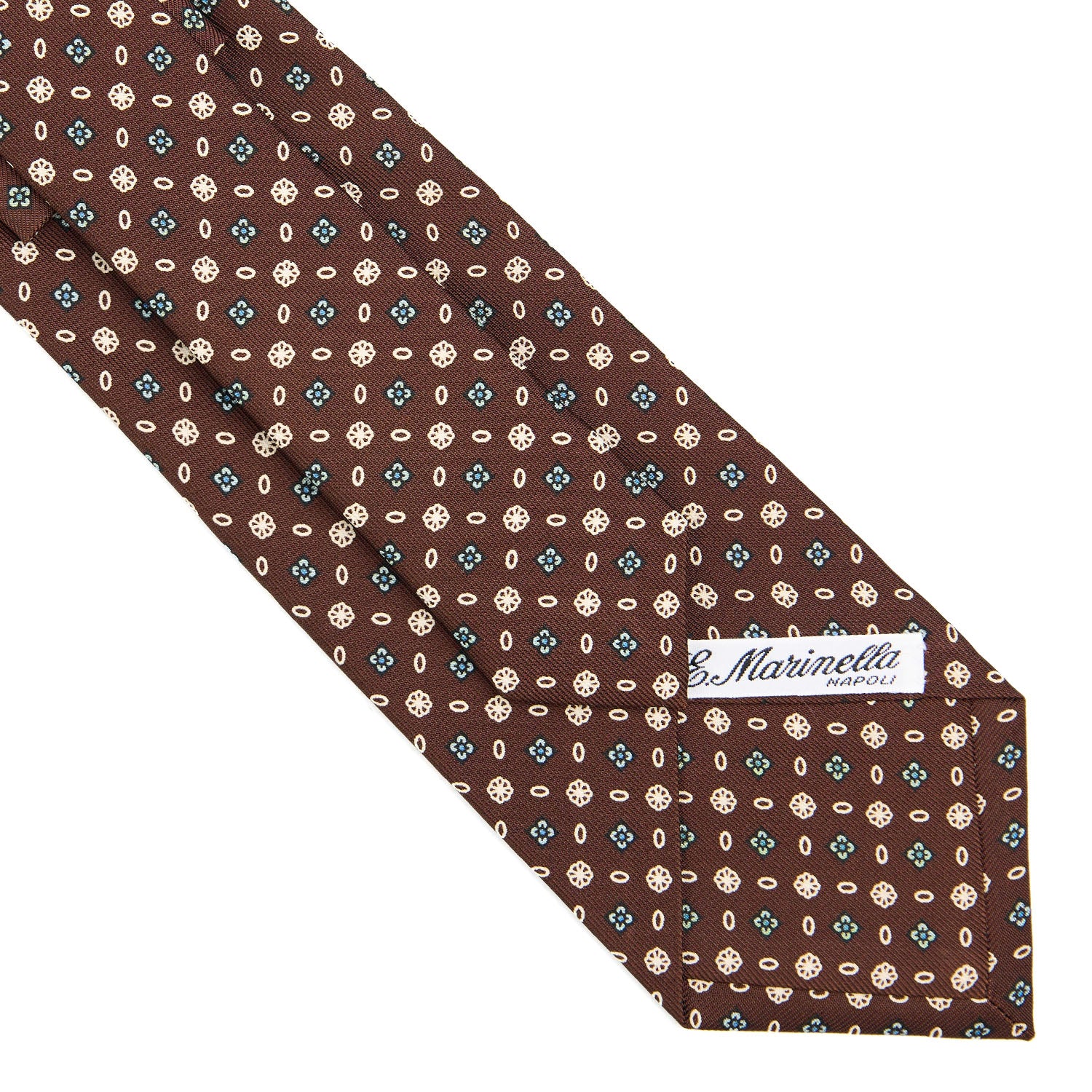 DARK BROWN CLASSIC SILK TIE - Image 4