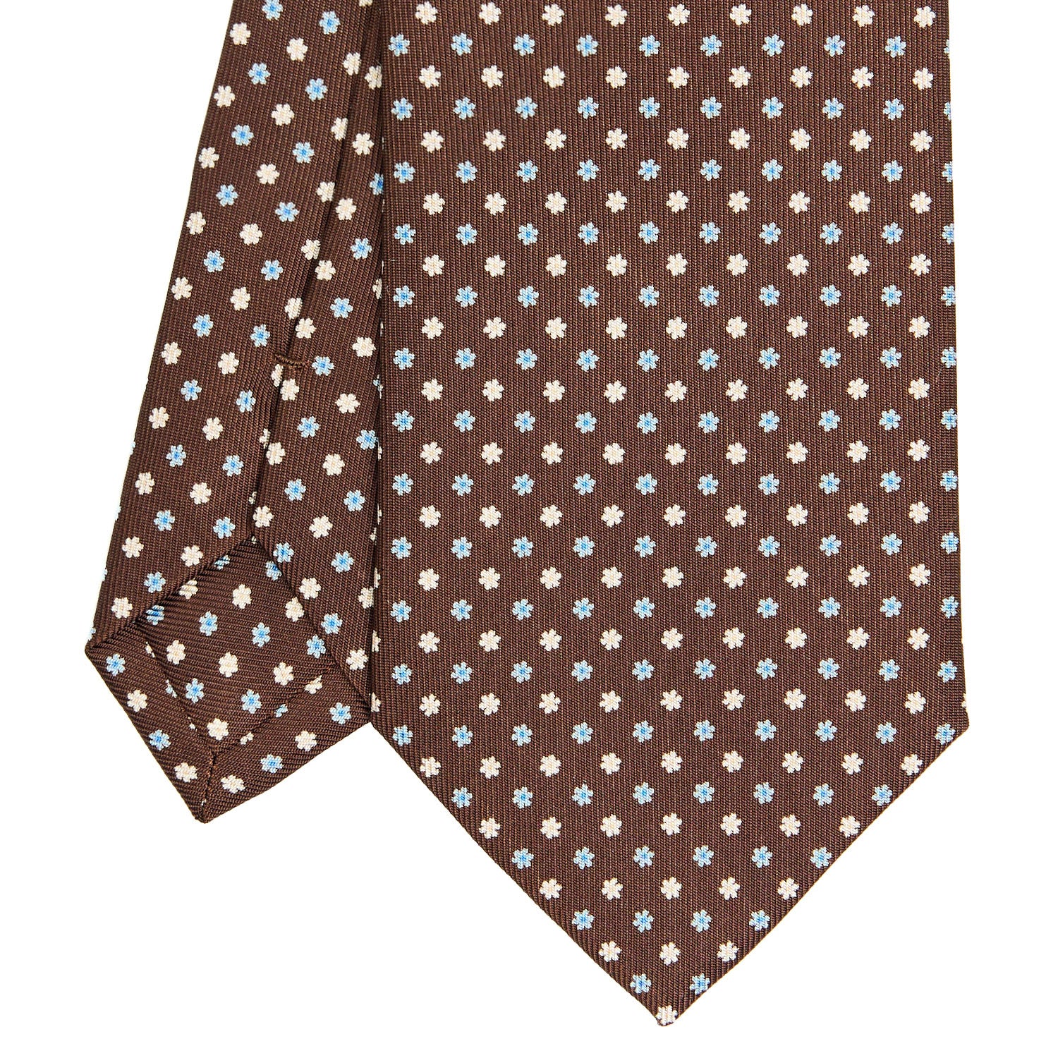 DARK BROWN CLASSIC SILK TIE