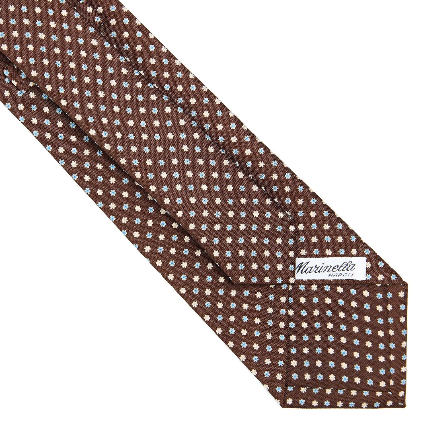 DARK BROWN CLASSIC SILK TIE - Image 4