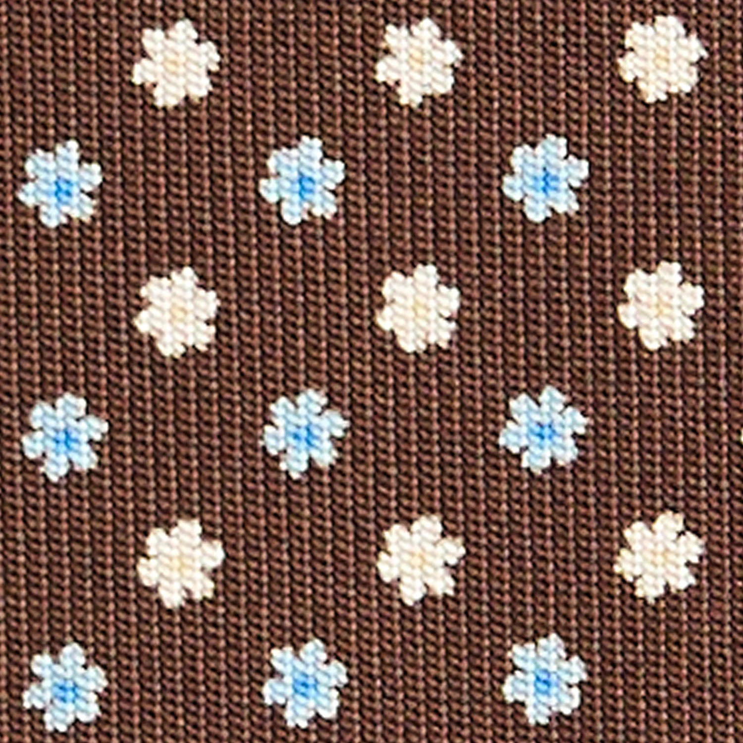 DARK BROWN CLASSIC SILK TIE - Image 5
