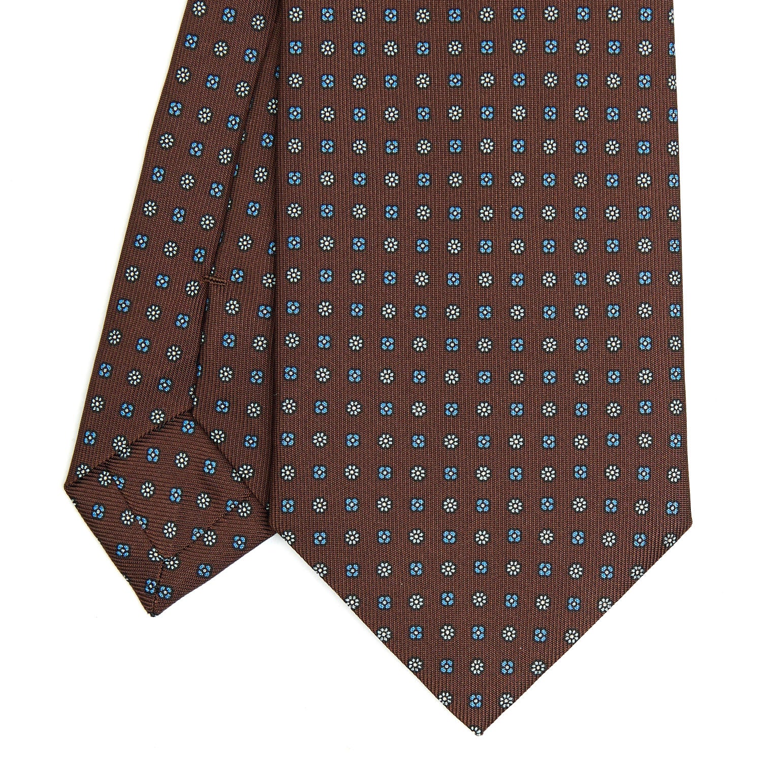DARK BROWN CLASSIC SILK TIE