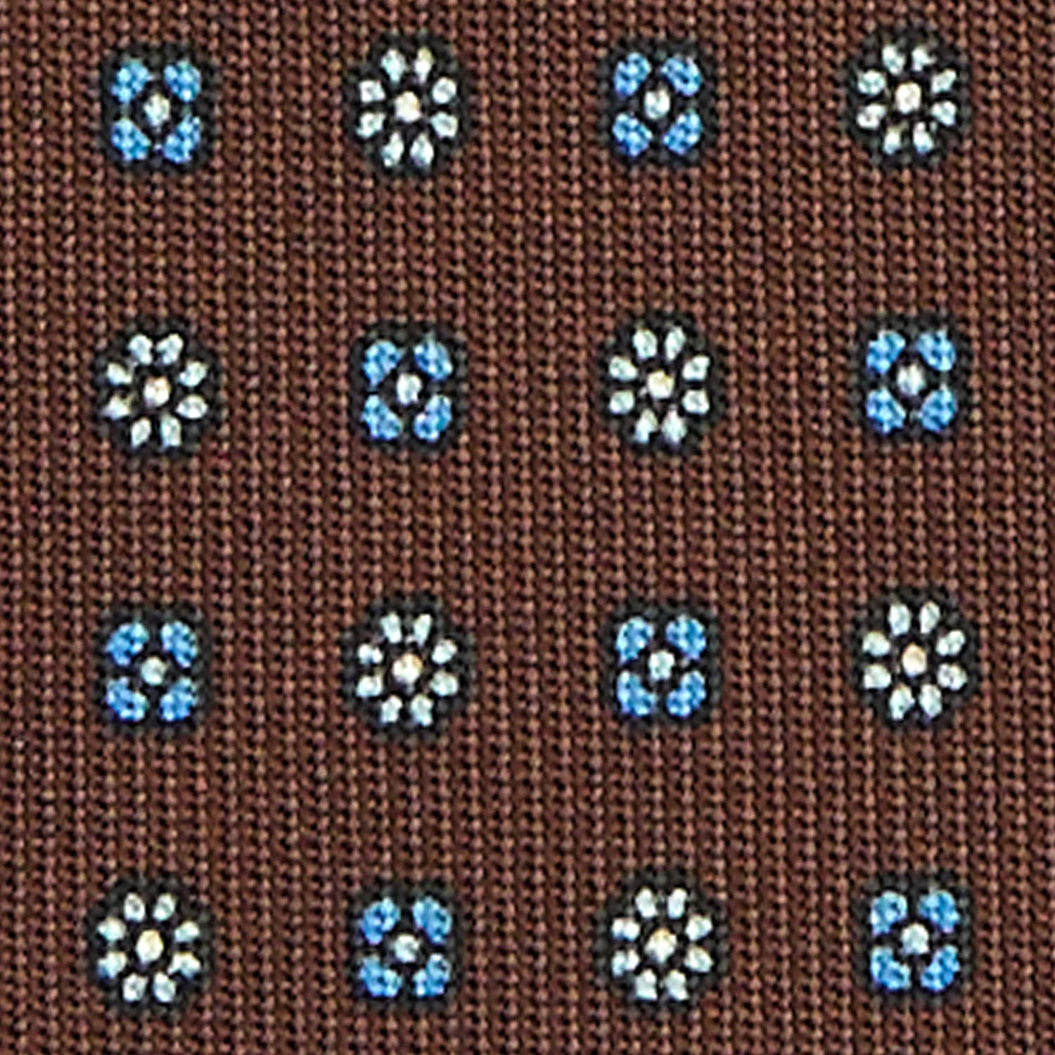 DARK BROWN CLASSIC SILK TIE - Image 5