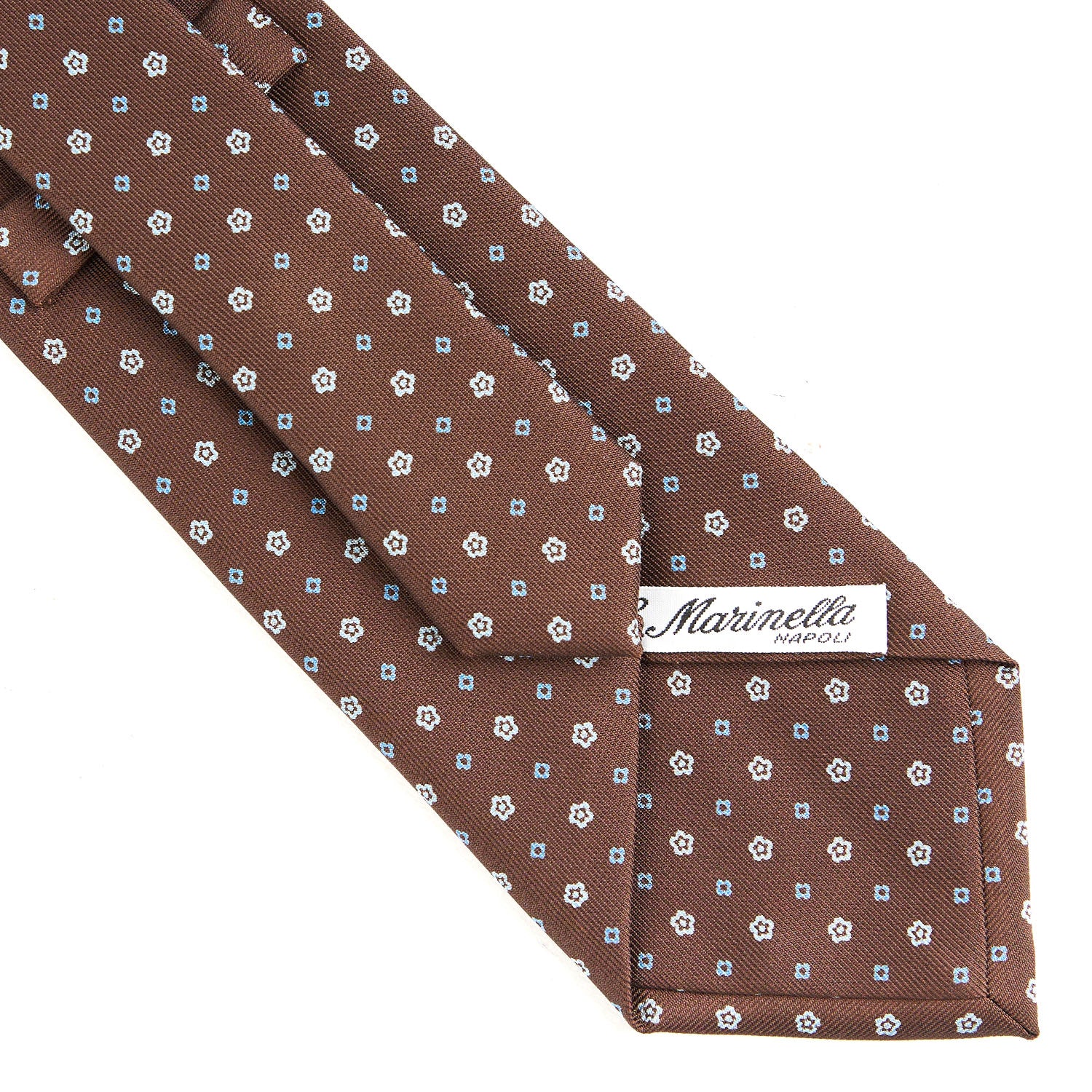 DARK BROWN CLASSIC SILK TIE - Image 4