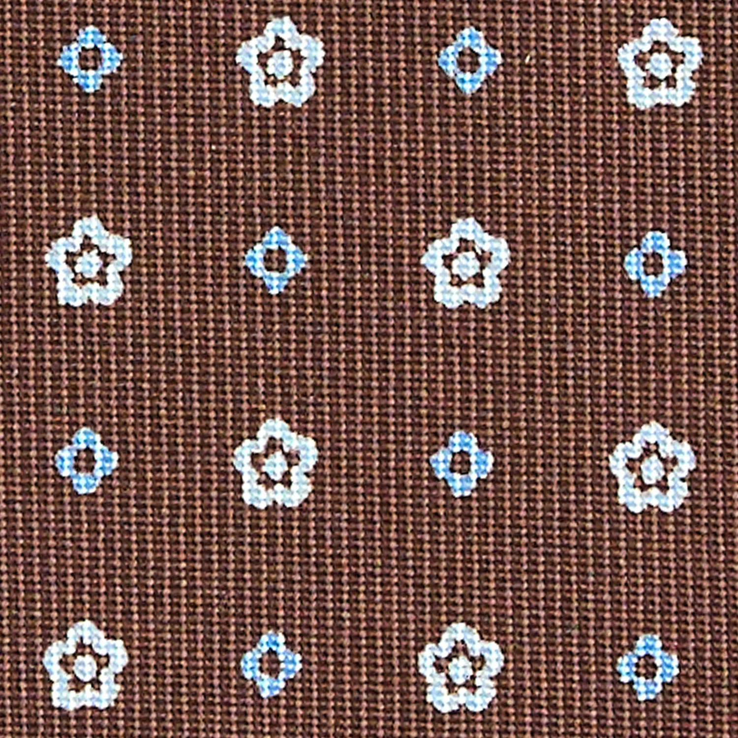 DARK BROWN CLASSIC SILK TIE - Image 5