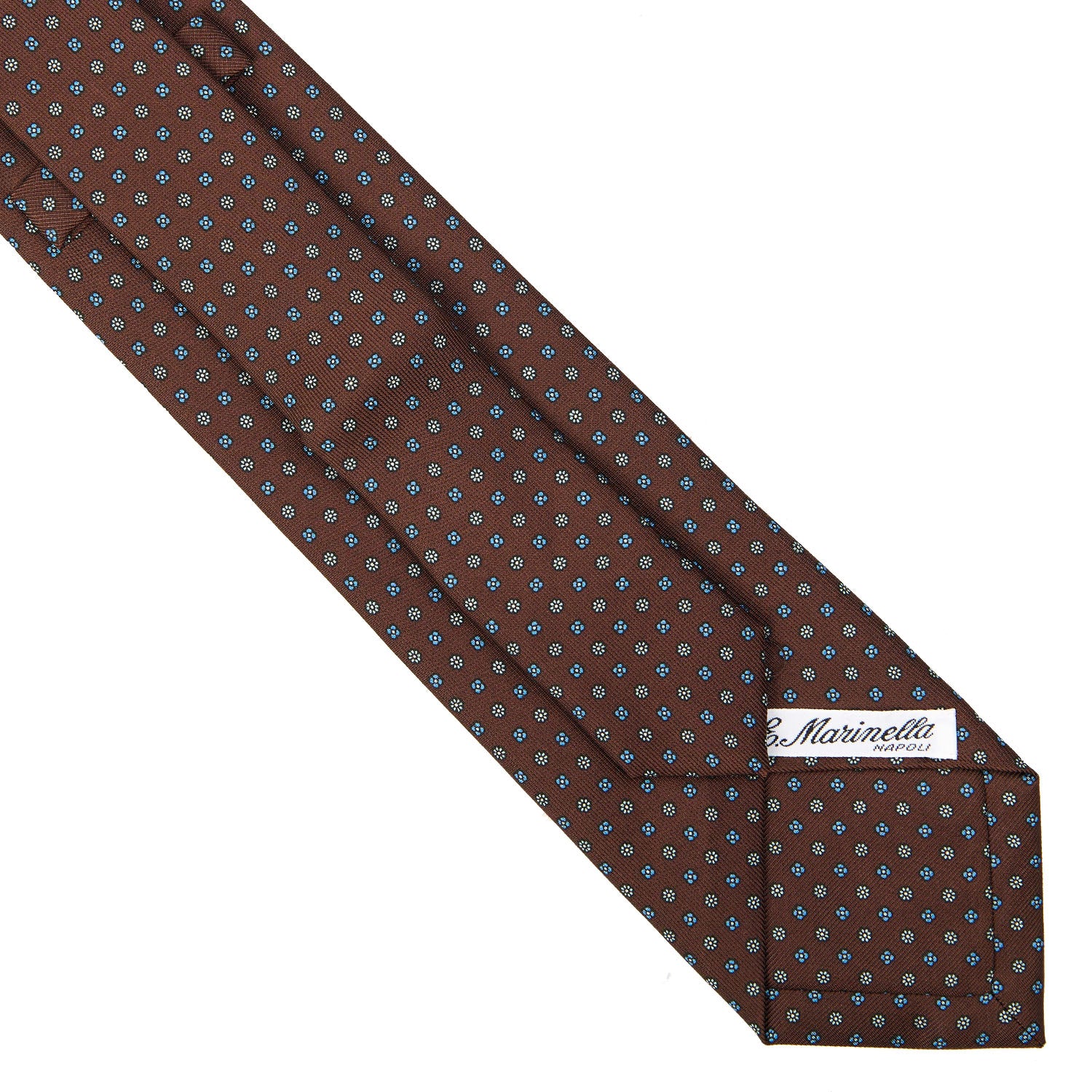 DARK BROWN EXTRA LONG SARTORIAL SILK TIE - Image 4
