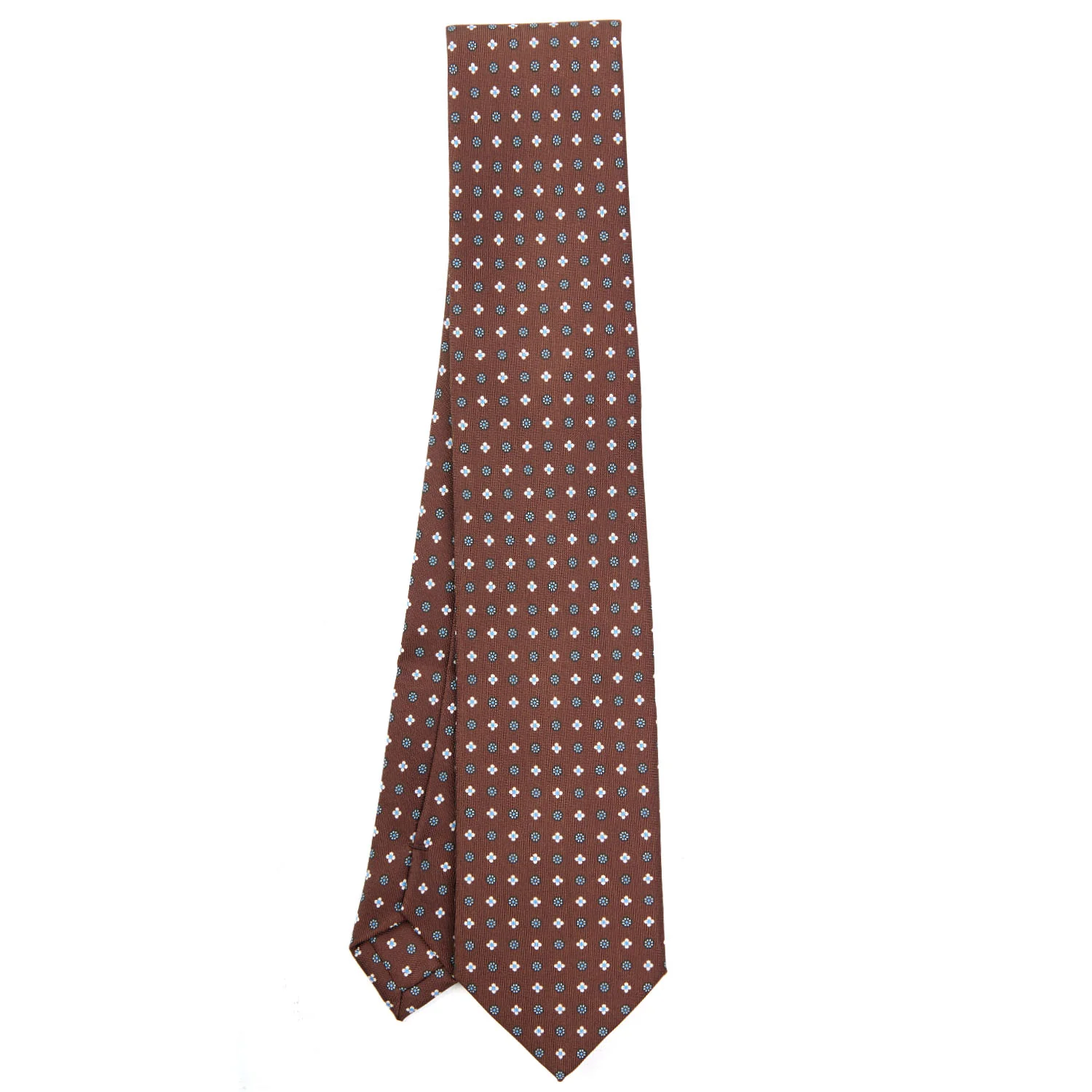 DARK BROWN EXTRA LONG SARTORIAL SILK TIE - Image 2