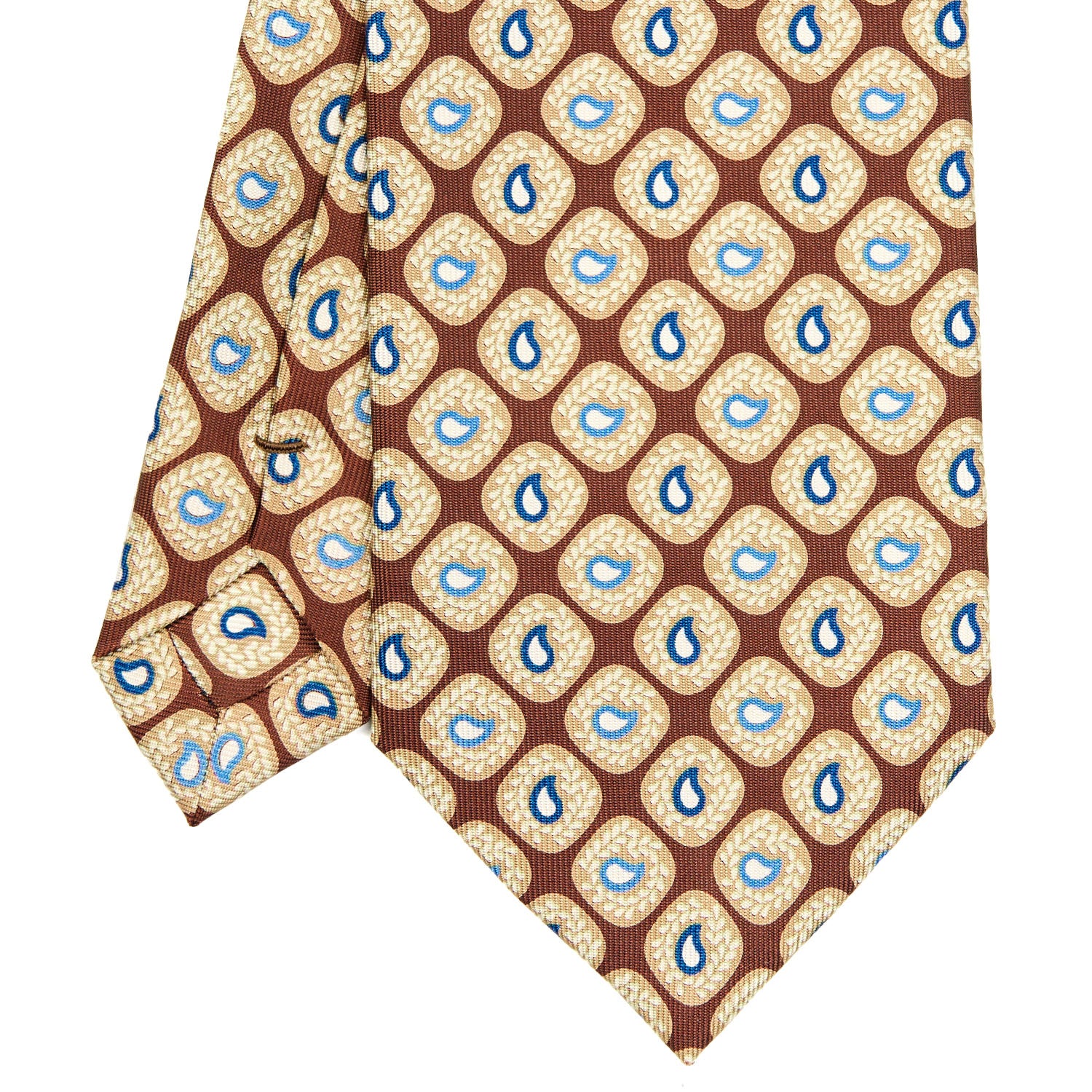 DARK BROWN EXTRA LONG SILK TIE