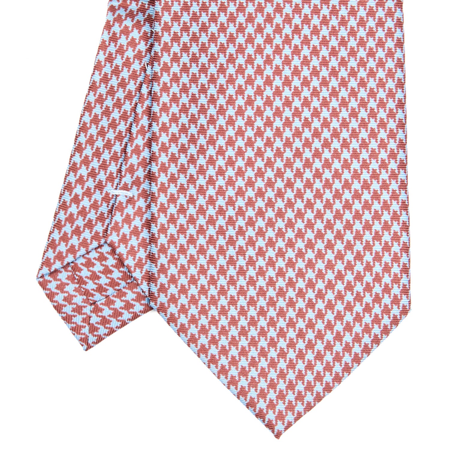 BROWN EXTRA LONG SILK TIE