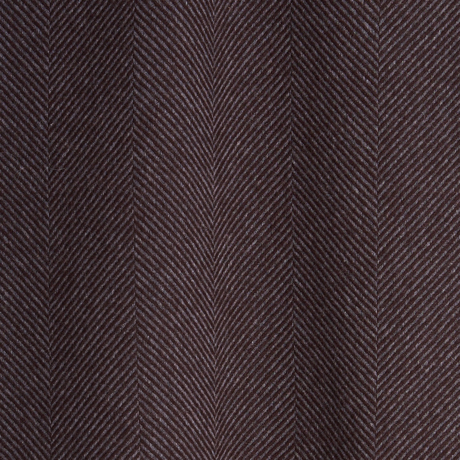 DARK BROWN FRINGED SCARF - Image 3