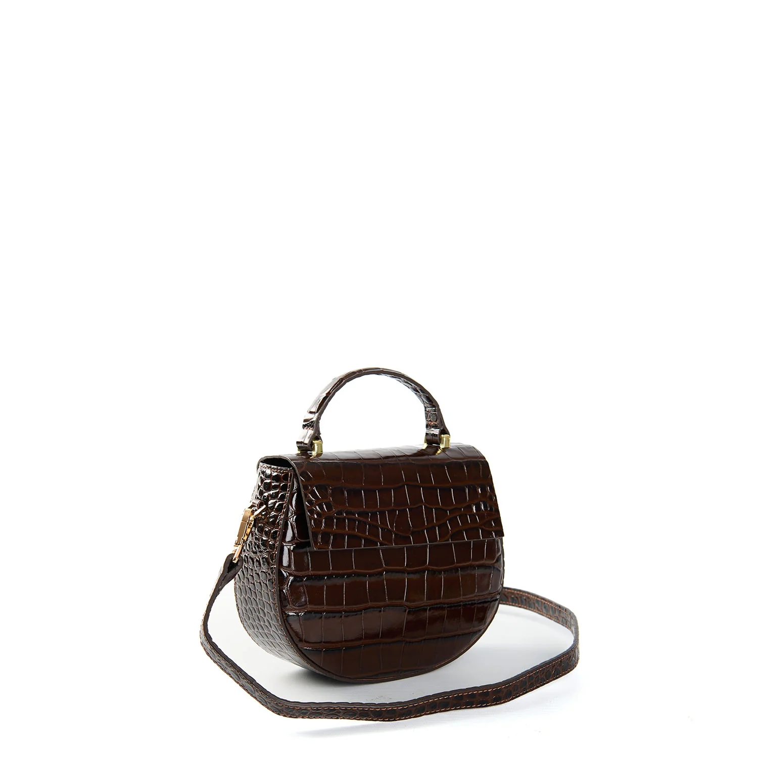 DARK BROWN MINI CLEO BAG - Image 4