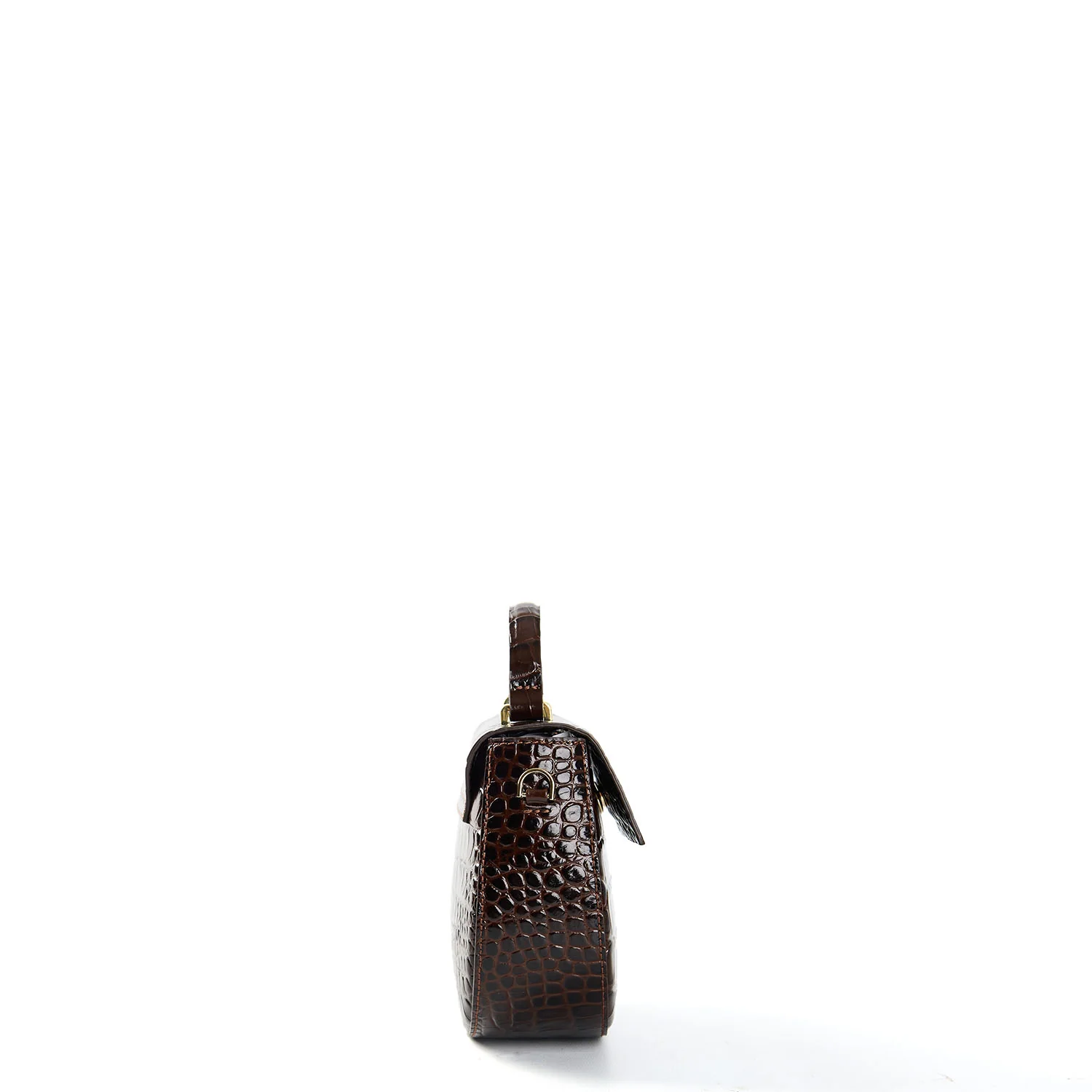 DARK BROWN MINI CLEO BAG - Image 5
