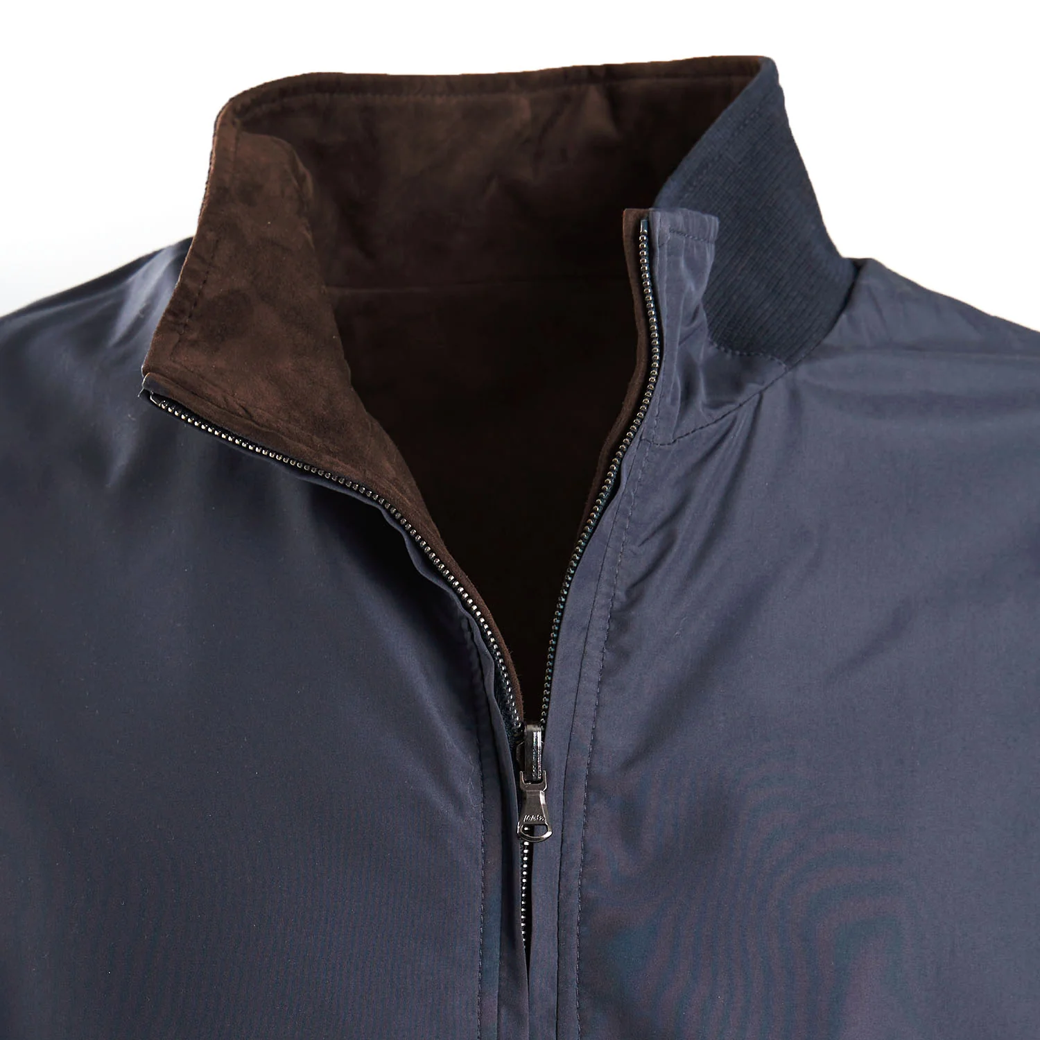 DARK BROWN REVERSIBLE JACKET - Image 5