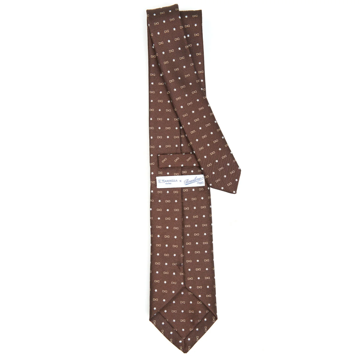 DARK BROWN SARTORIAL CLASSIC SILK TIE - Image 3