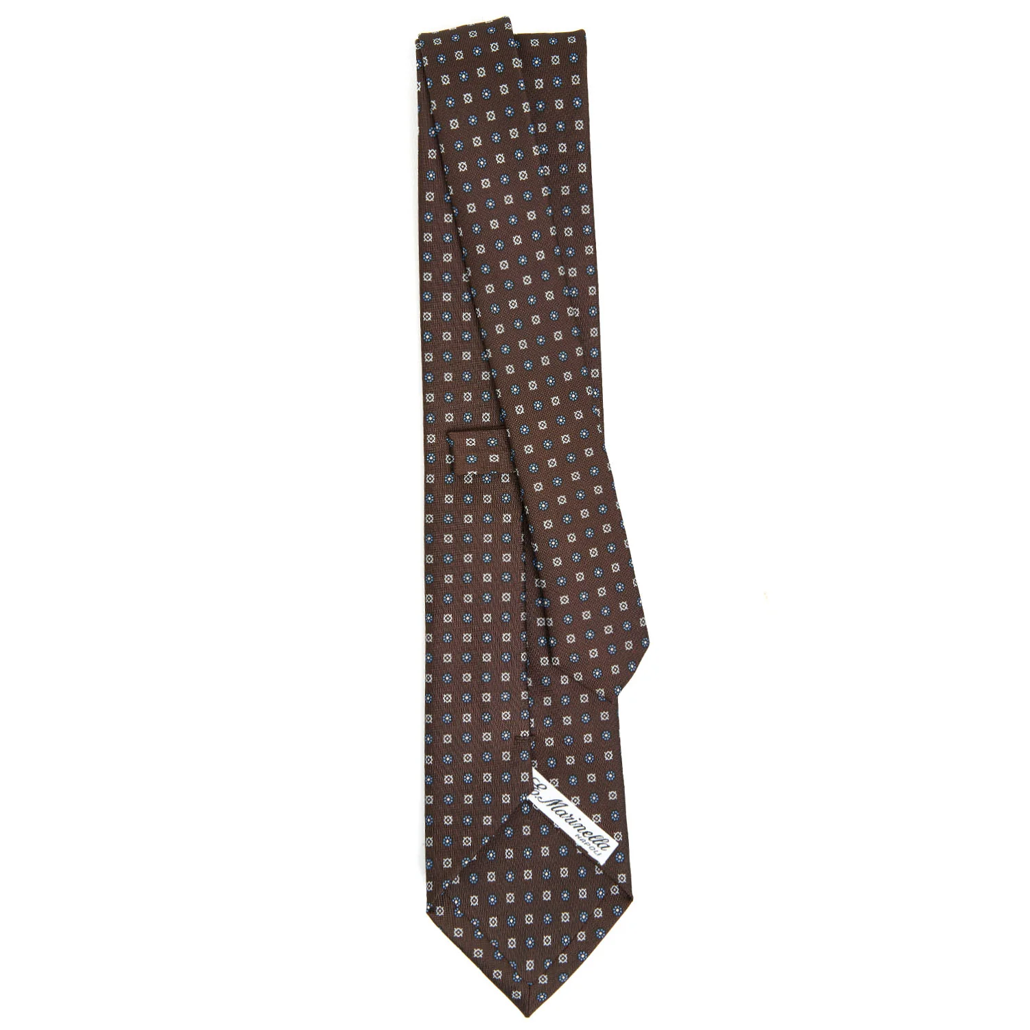 DARK BROWN SARTORIAL CLASSIC SILK TIE - Image 3
