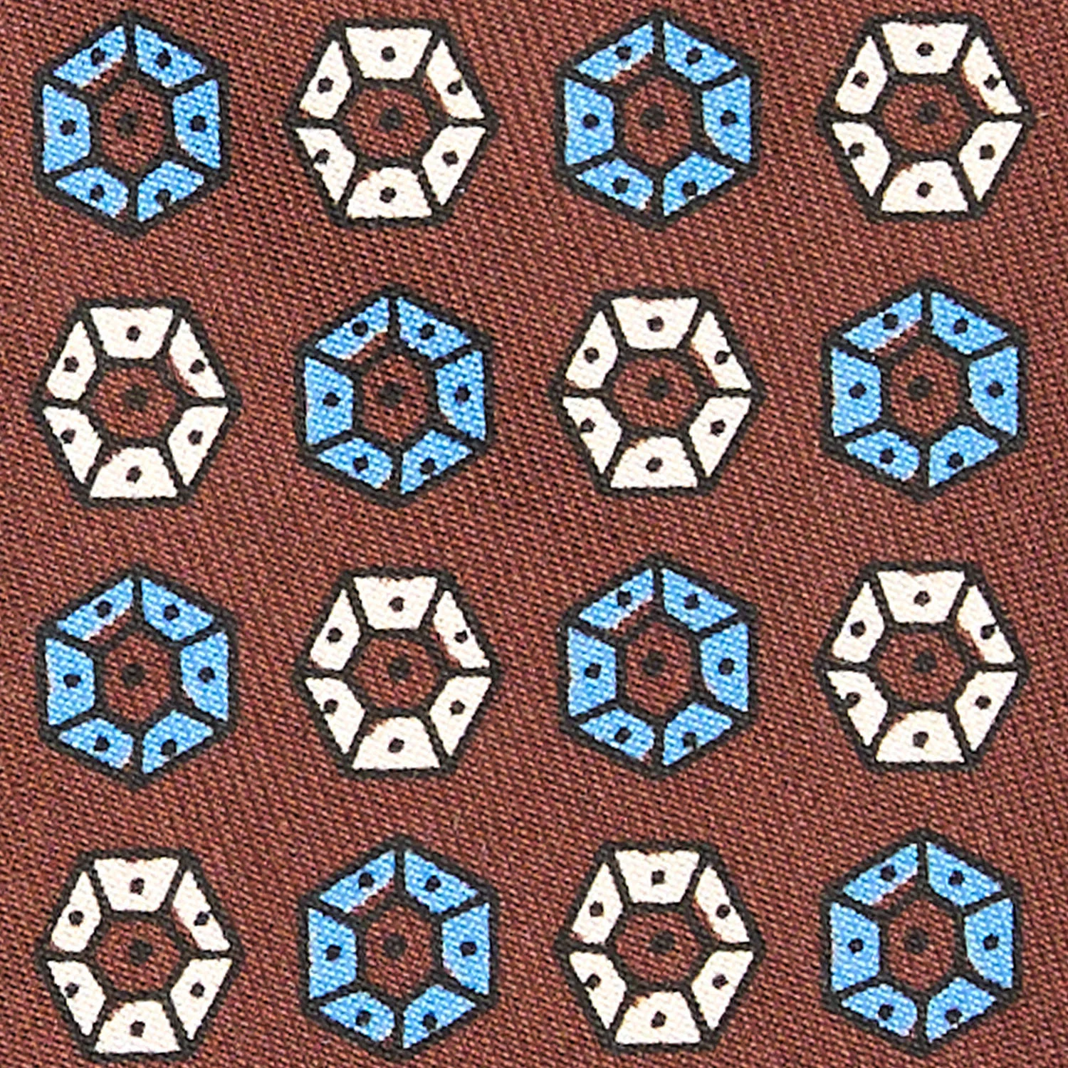 DARK BROWN SILK TIE - Image 4