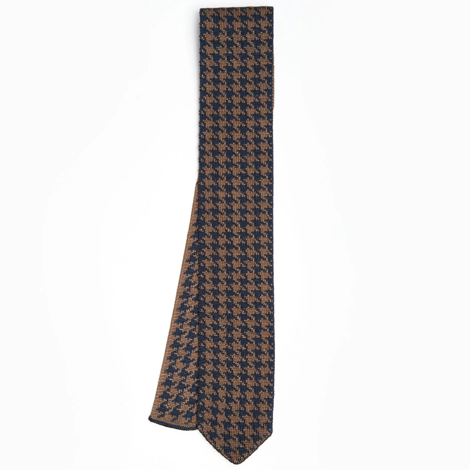 DARK BROWN SILK LADY TRICOT TIE - Image 2