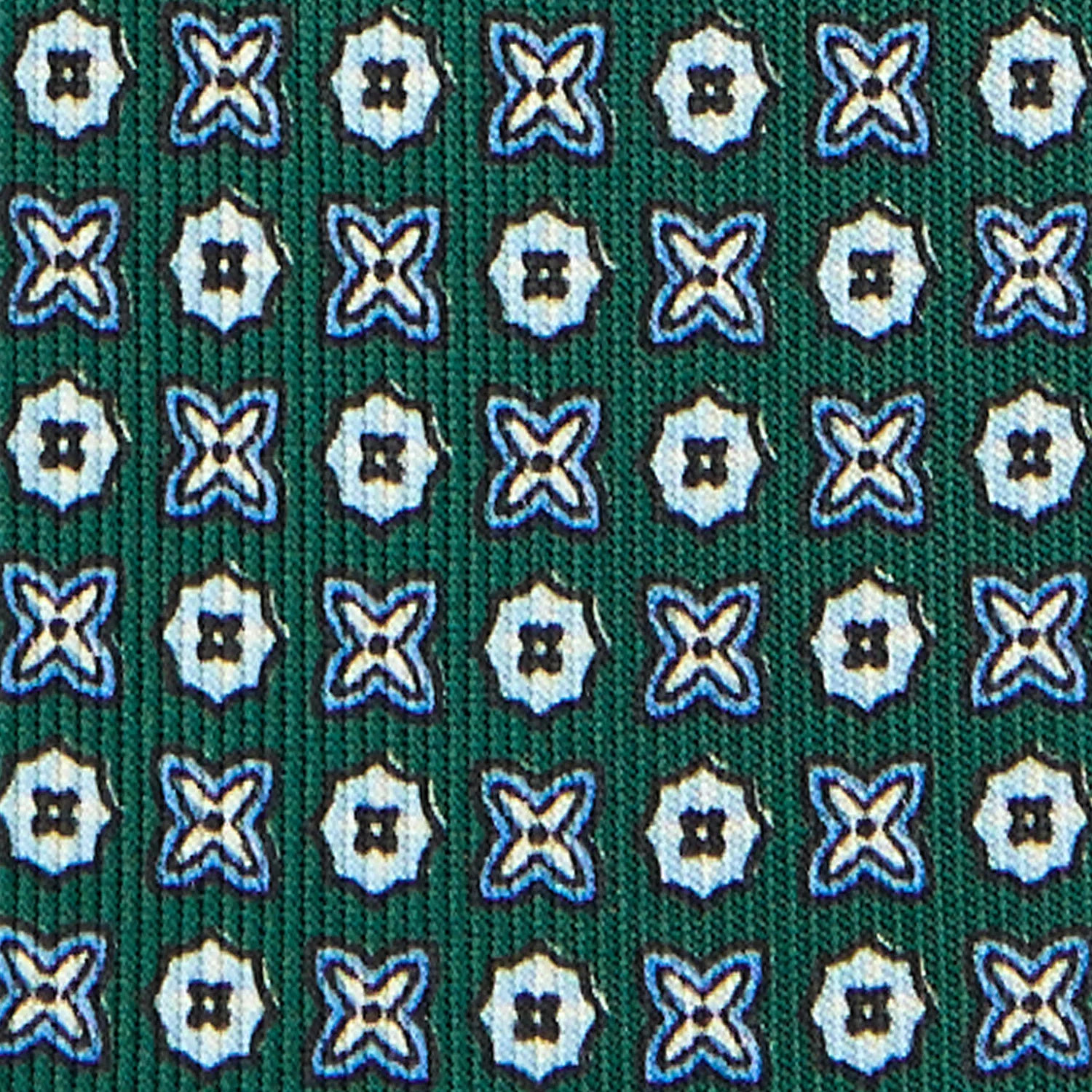 DARK GREEN 9 FOLD SARTORIAL SILK TIE - Image 4