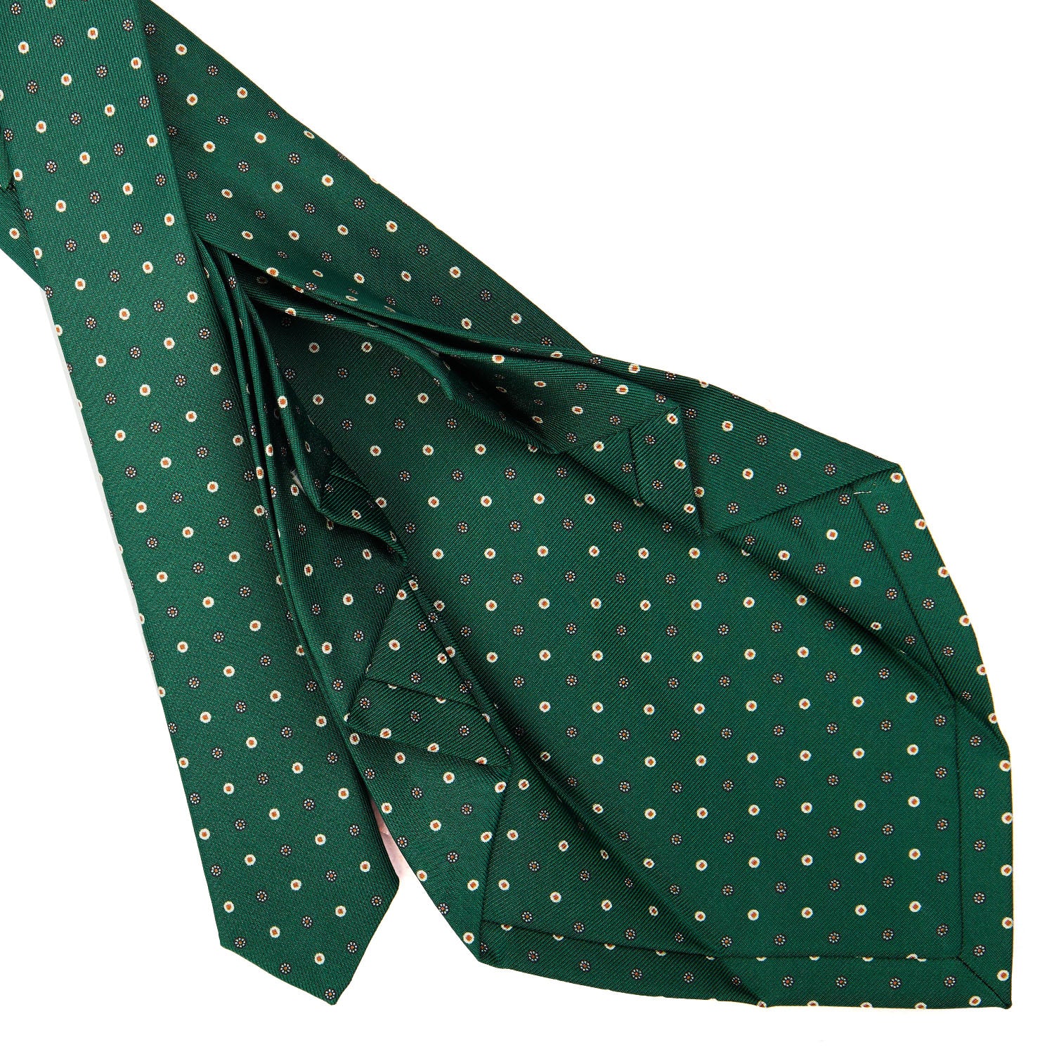 DARK GREEN 9 FOLD SARTORIAL SILK TIE