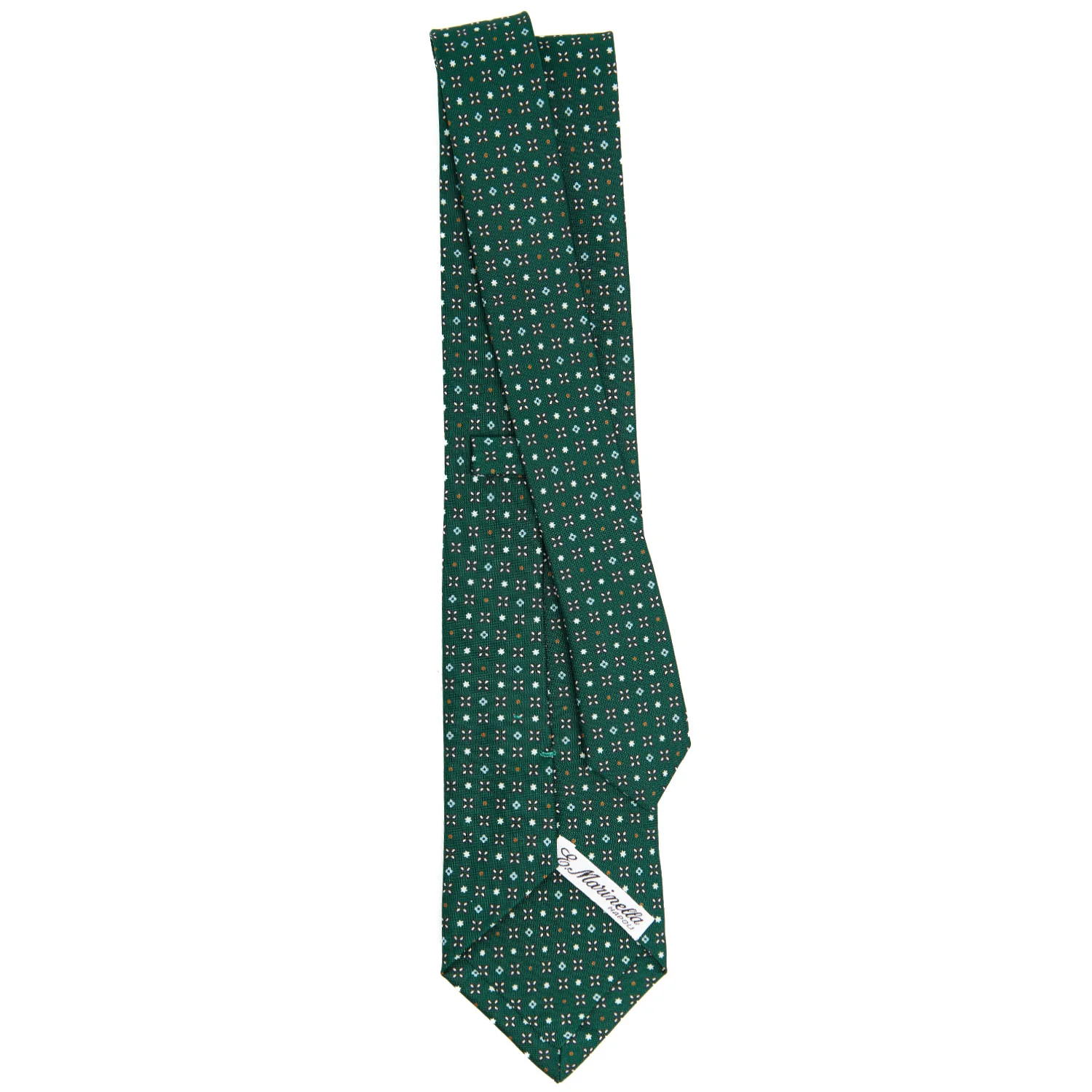 DARK GREEN CLASSIC SILK TIE - Image 3