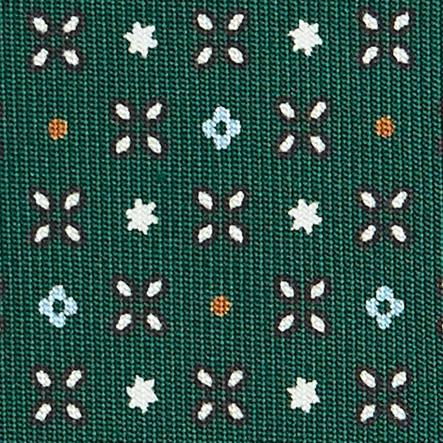 DARK GREEN CLASSIC SILK TIE - Image 5