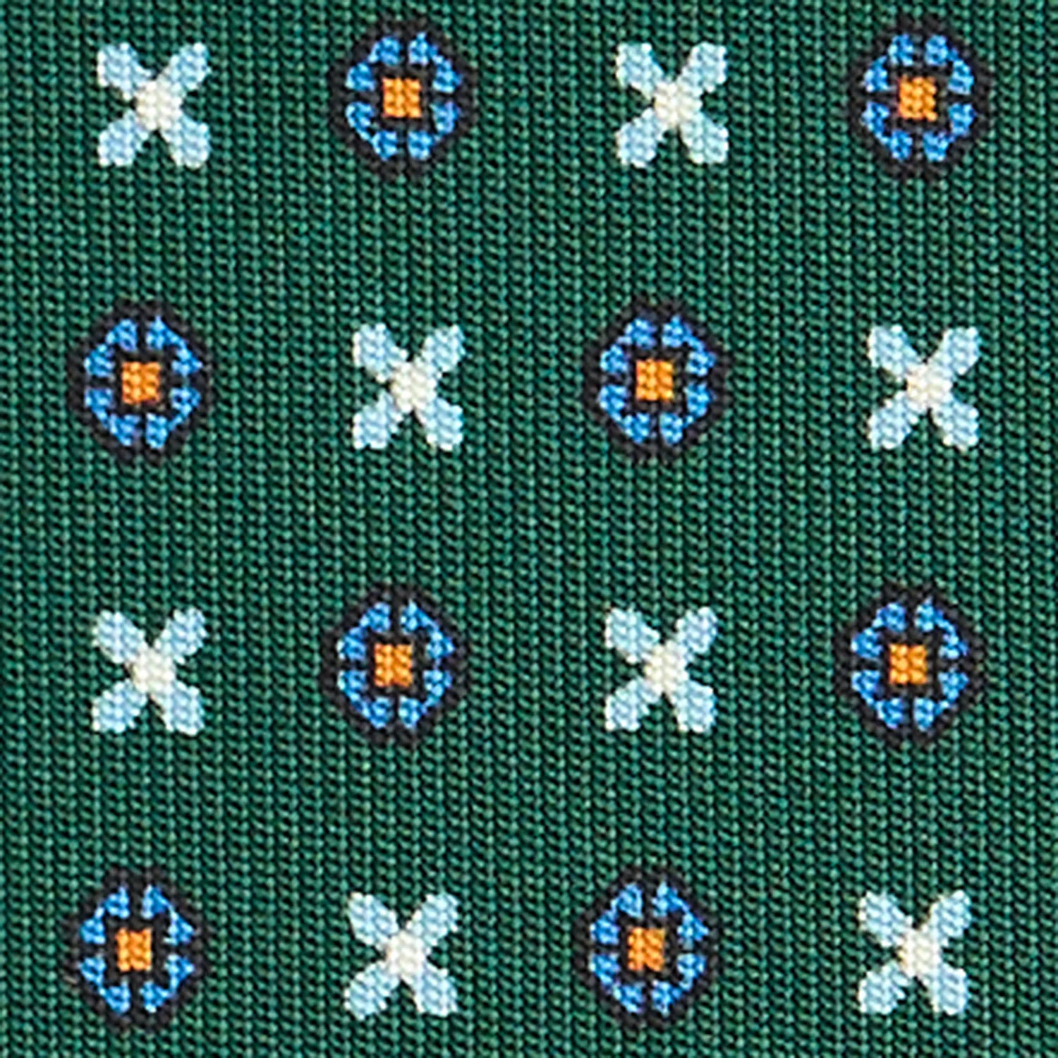 DARK GREEN CLASSIC SILK TIE - Image 5