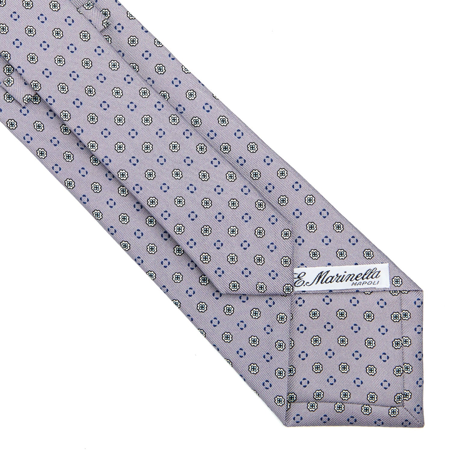 LIGHT GREY CLASSIC SILK TIE - Image 4