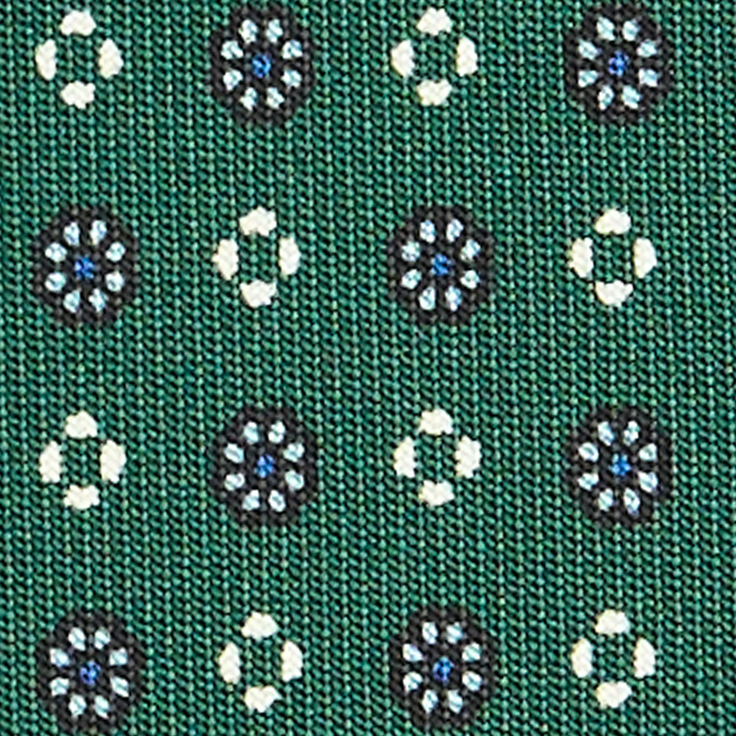 DARK GREEN CLASSIC SILK TIE - Image 5