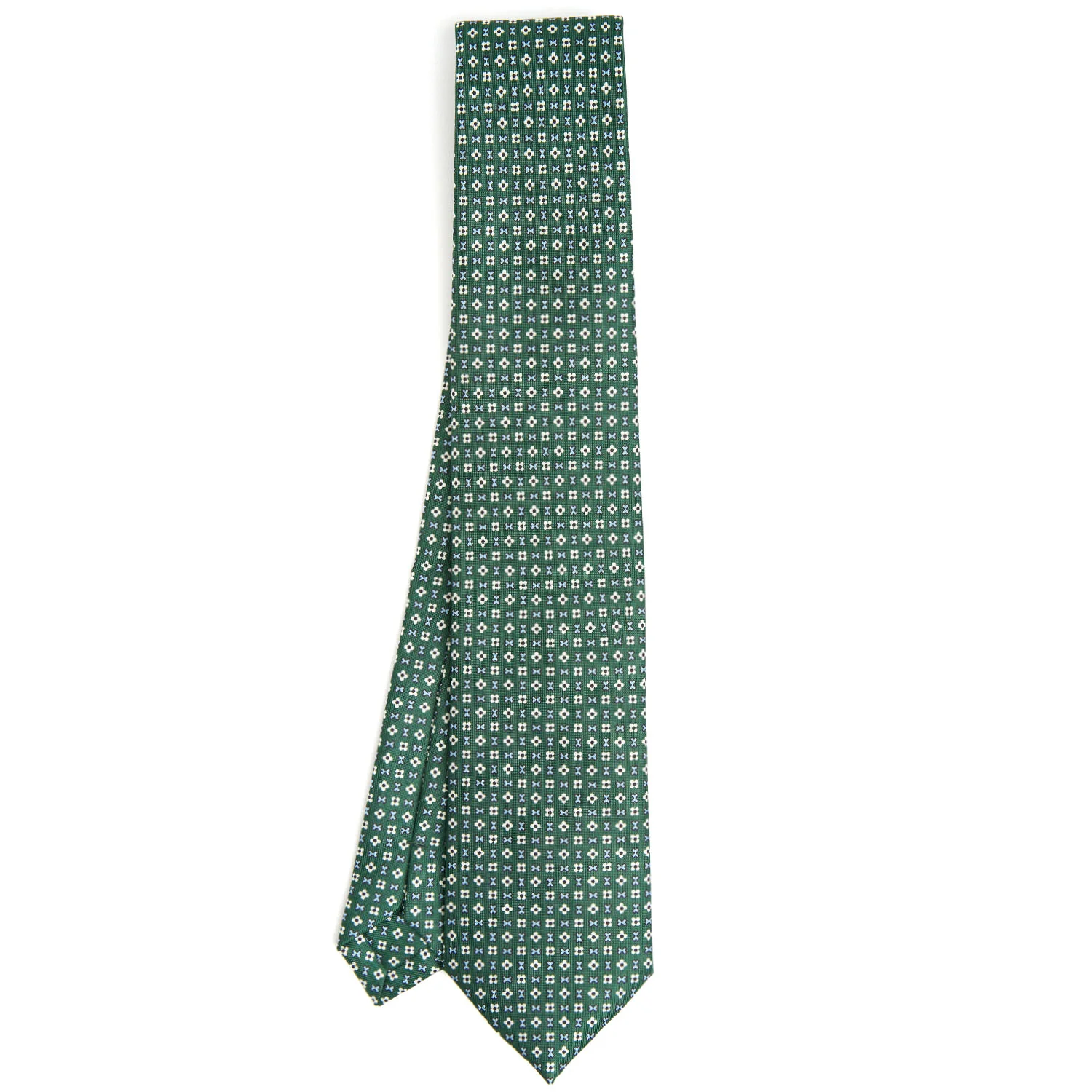 DARK GREEN EXTRA LONG SARTORIAL SILK TIE - Image 2