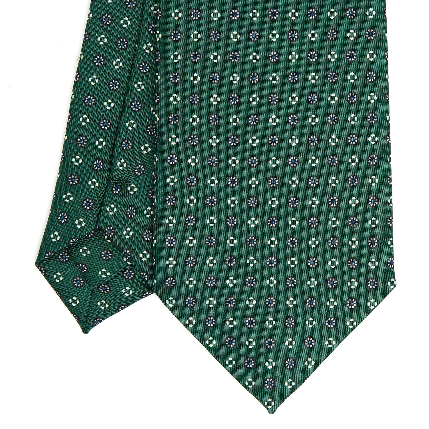 DARK GREEN EXTRA LONG SARTORIAL SILK TIE