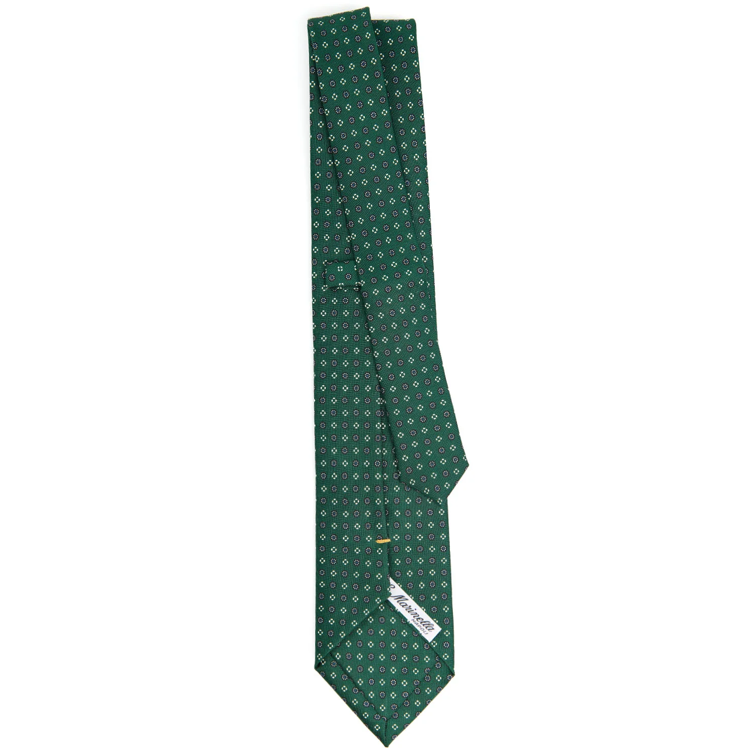 DARK GREEN EXTRA LONG SARTORIAL SILK TIE - Image 3