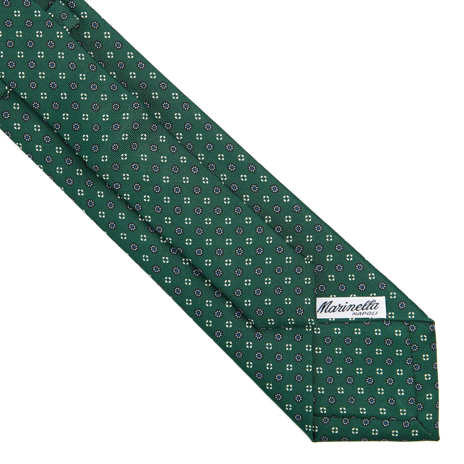 DARK GREEN EXTRA LONG SARTORIAL SILK TIE - Image 4