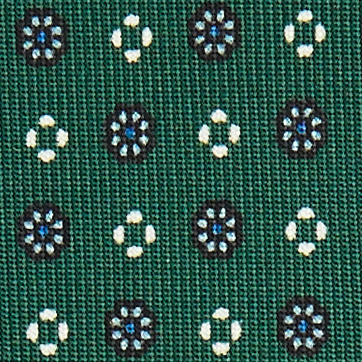 DARK GREEN EXTRA LONG SARTORIAL SILK TIE - Image 5