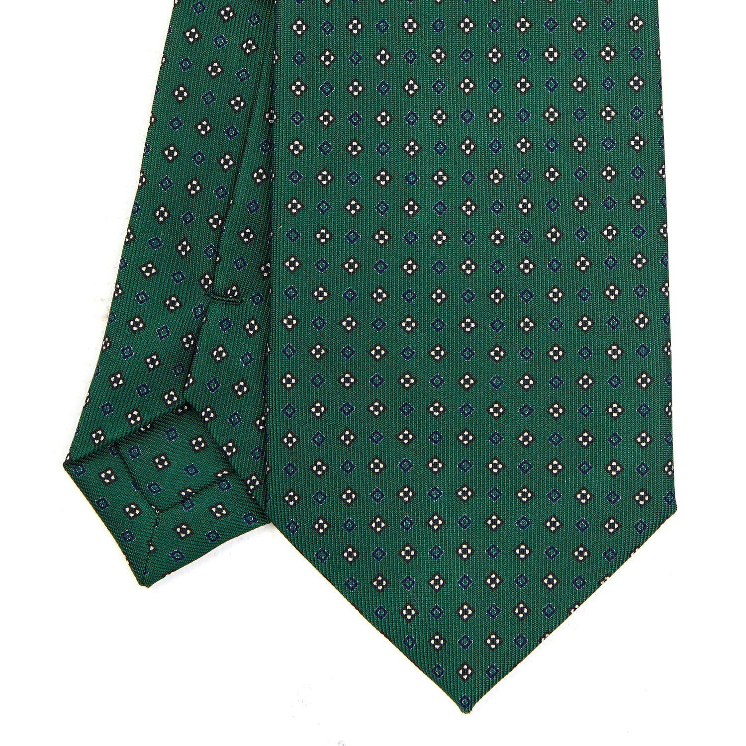 DARK GREEN EXTRA LONG SARTORIAL SILK TIE
