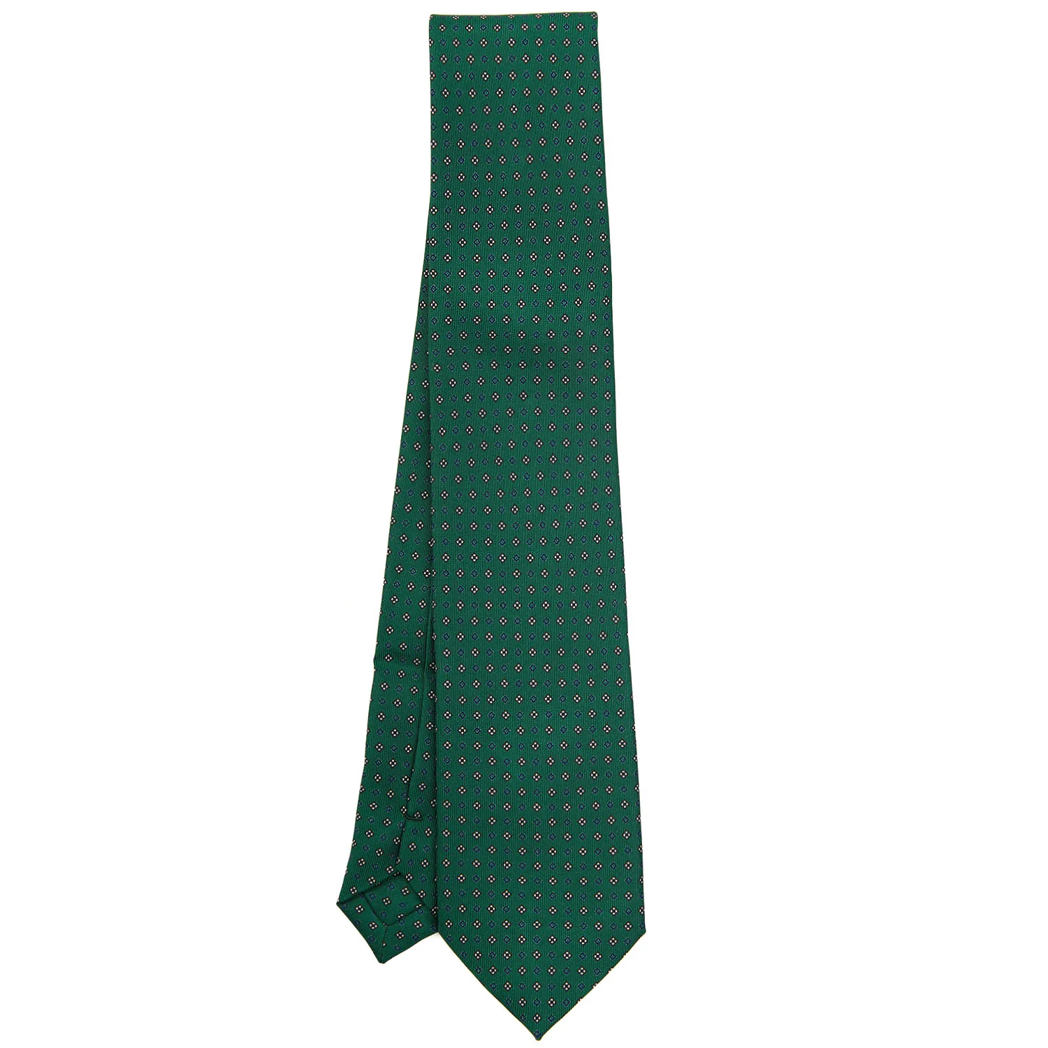 DARK GREEN EXTRA LONG SARTORIAL SILK TIE - Image 2