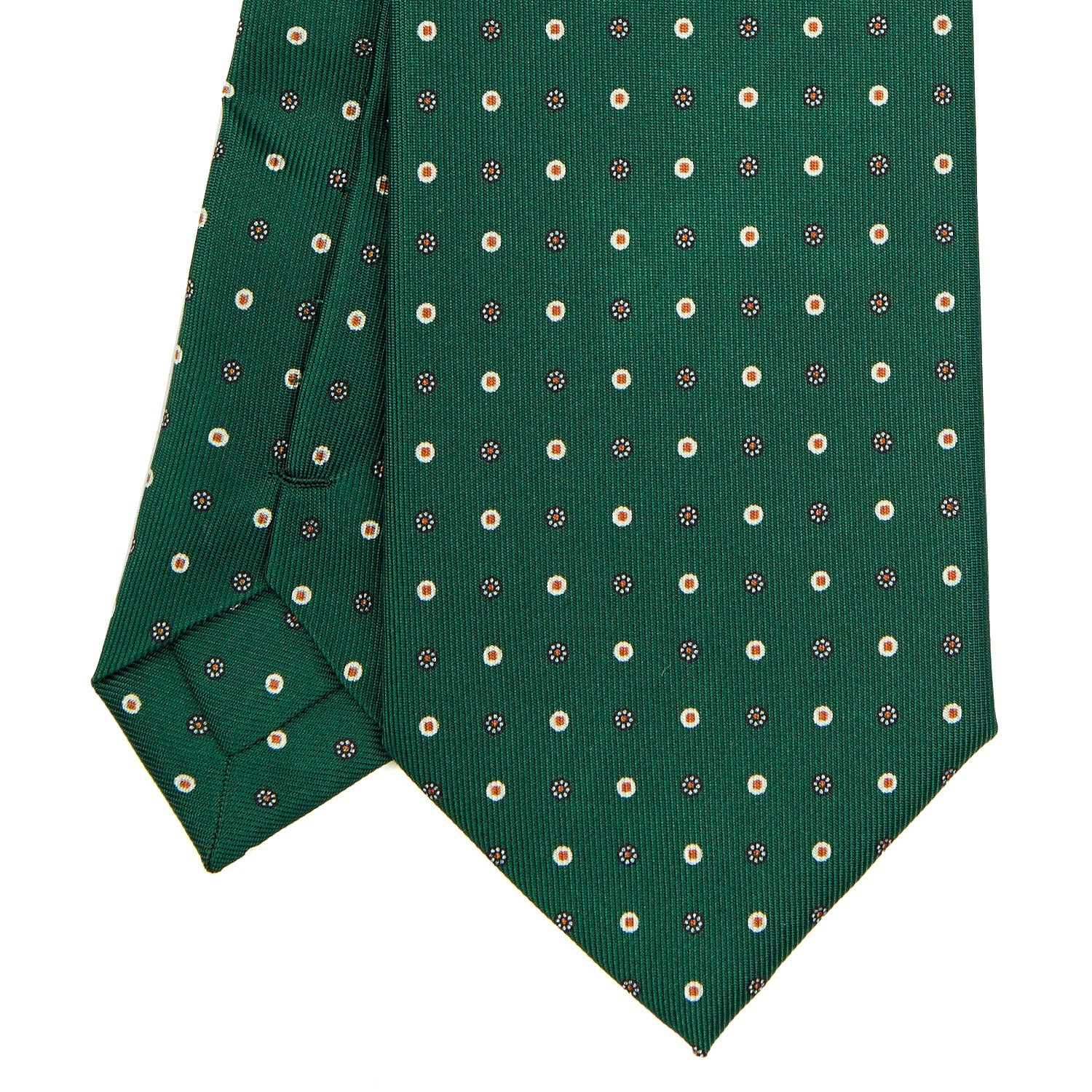 DARK GREEN EXTRA LONG SARTORIAL SILK TIE