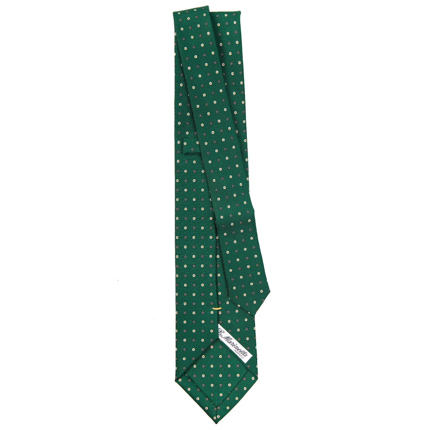 DARK GREEN EXTRA LONG SARTORIAL SILK TIE - Image 3