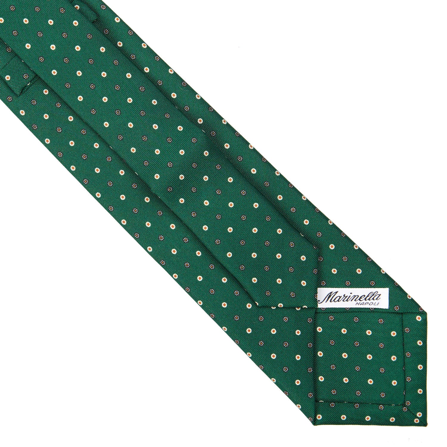 DARK GREEN EXTRA LONG SARTORIAL SILK TIE - Image 4