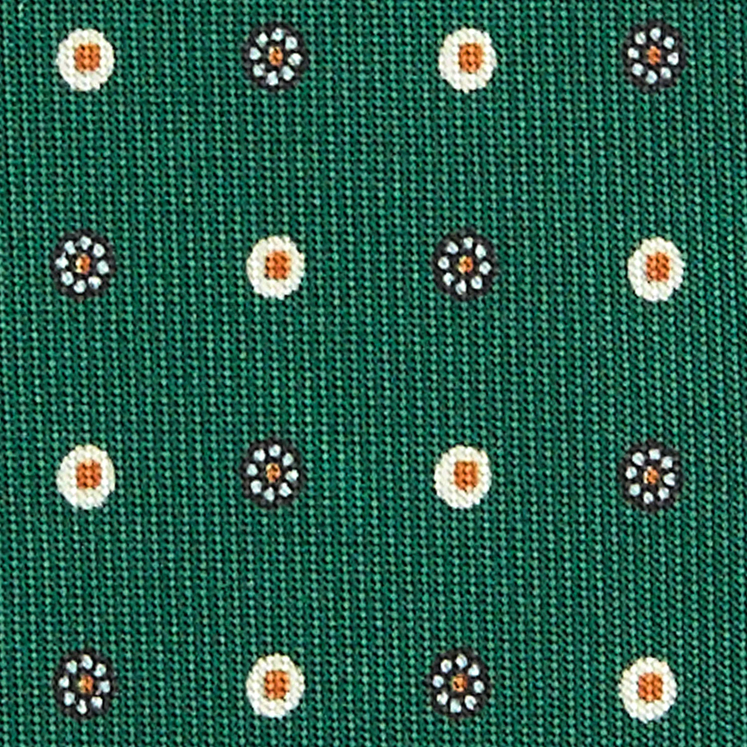 DARK GREEN EXTRA LONG SARTORIAL SILK TIE - Image 5