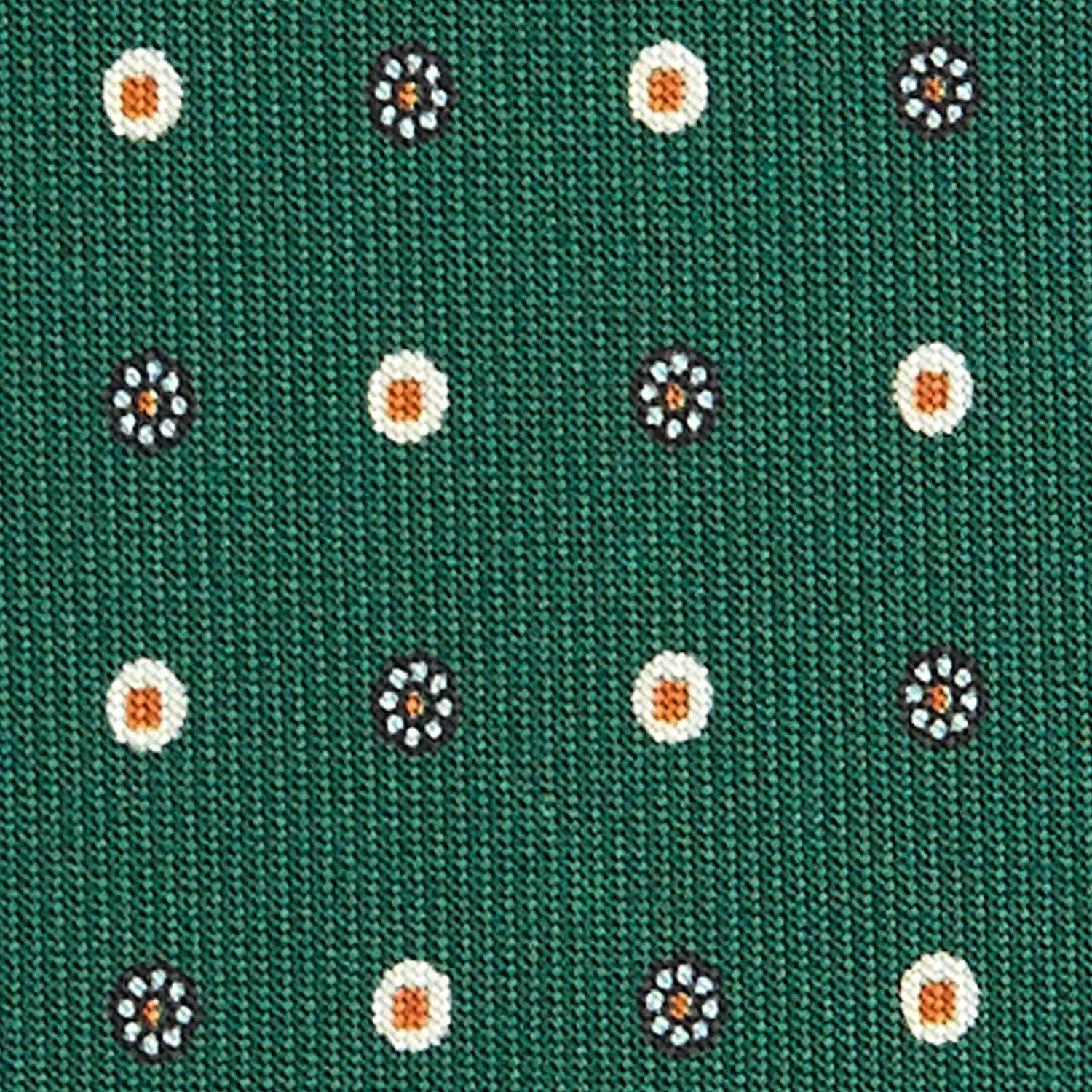 DARK GREEN SARTORIAL 7 CM SILK TIE - Image 5