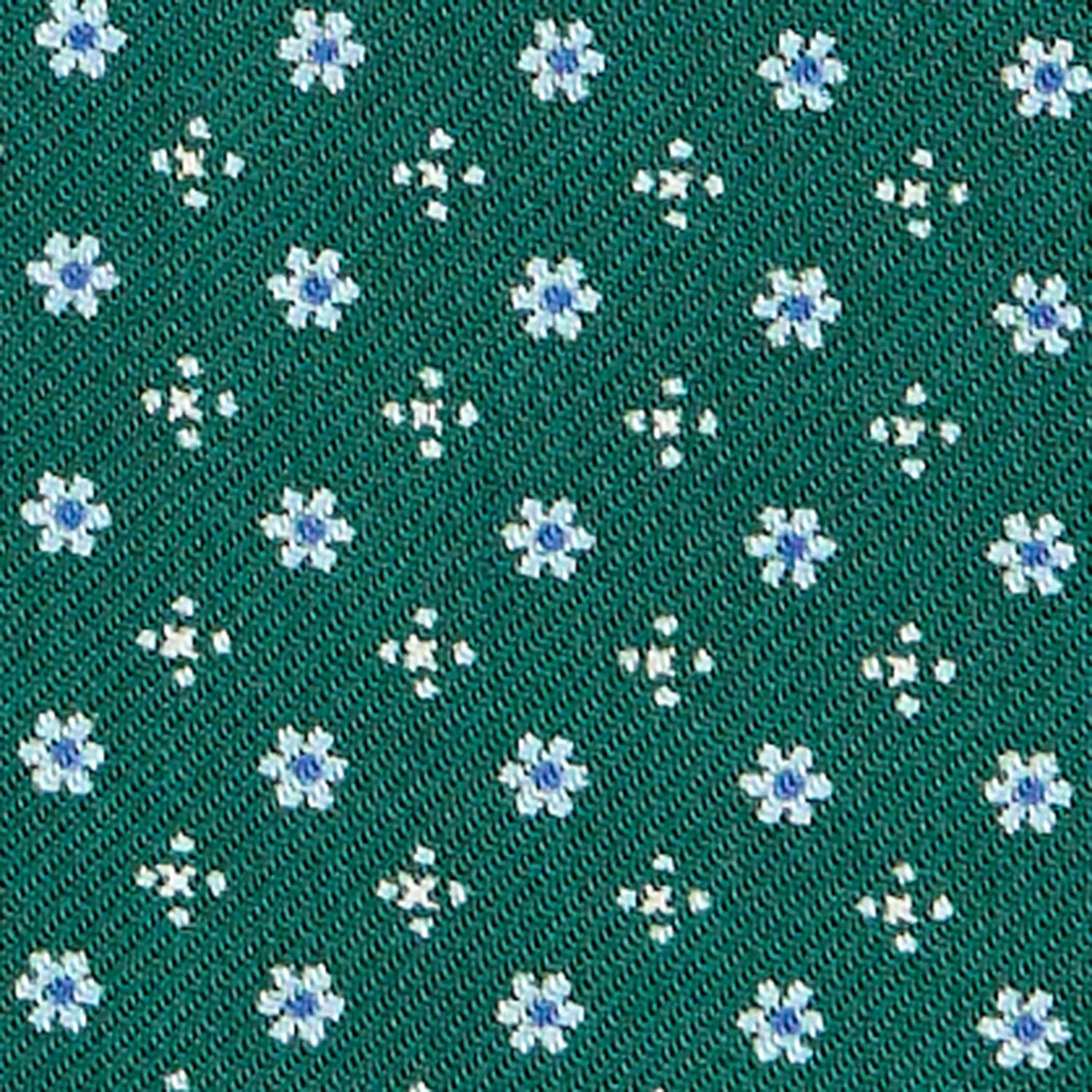 DARK GREEN SILK ASCOT TIE - Image 2